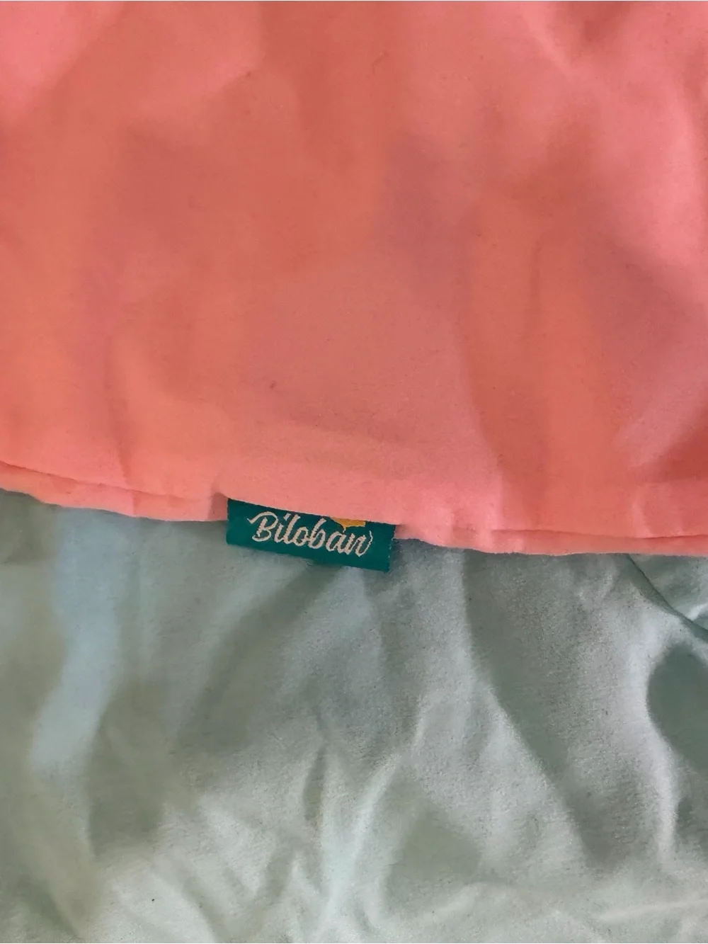 Nursing Pillow Covers Pillowcases Pair Pink Blue Biloban Infants